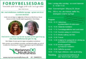 Mariannes Mindfulness, fordybelsesdag